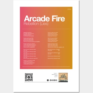 ARCADE FIRE - Rebellion Lies Posters and Art